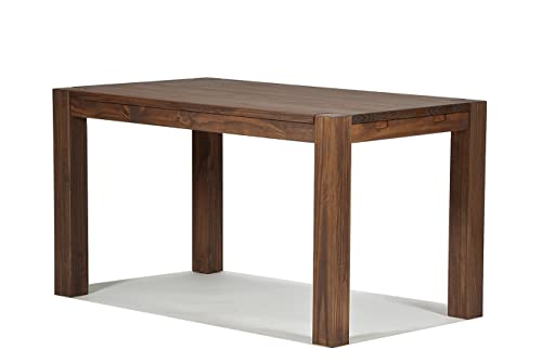 Naturholzmöbel Seidel Esstisch 140x80cm Rio Bonito B- Ware Farbton Cognac braun Pinie Massivholz geölt und gewachst Holz Tisch für Esszimmer Wohnzimmer Küche