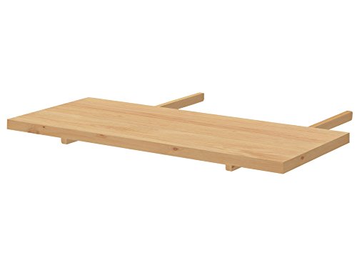 Loft24 A/S Ansteckplatte Esstisch Ausziehplatte Tischerweiterung Tischplatte Tischverlängerung 90x40 cm Kiefer Massivholz