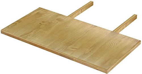 Ansteckplatte 50x100 Brasil Rio Classico oder Rio Kanto - Pinie Massivholz Echtholz - Größe & Farbe wählbar - für Esstisch Tischverlängerung Holztisch Tisch Erweiterung ausziehbar Brasilmöbel